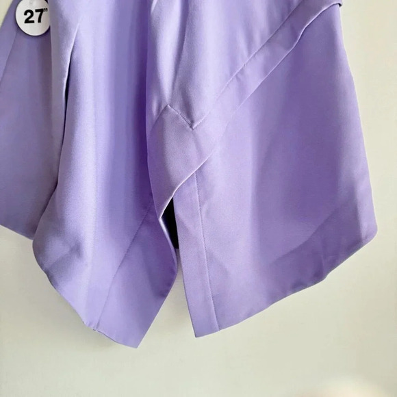 Carven Lilac Purple High Waist  Mini Skirt 36/S - Picture 3 of 7